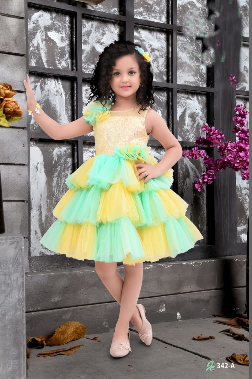 Zpanxa Toddler Girls Princess Dress, Little Girls Party Wedding Formal  Dresses, Evening Puff Sleeve Sequin Dress, Kids Pageant Flower Girl Dress,  Birthday Gifts for Girls Multicolor (13-14 Years) - Walmart.com